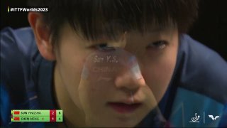 Sun Yingsha vs Chen Meng | Final | World Table Tennis Championships 2023