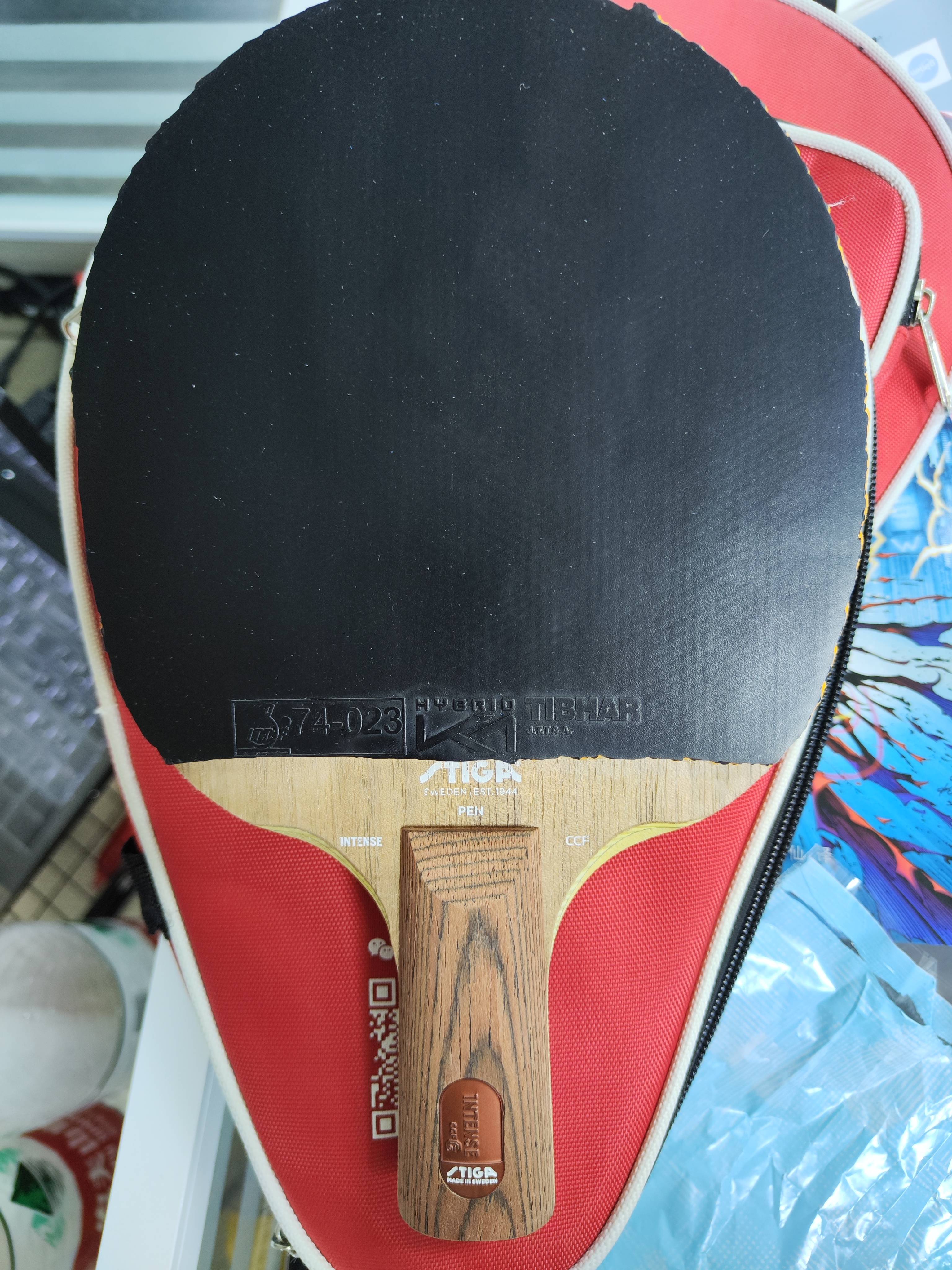 Have a try on the brand new Stiga's intense CCF walnut carbon blade |  TableTennisDaily