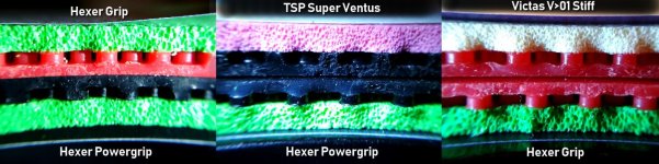 Hexer Grip and Powergrip | TableTennisDaily